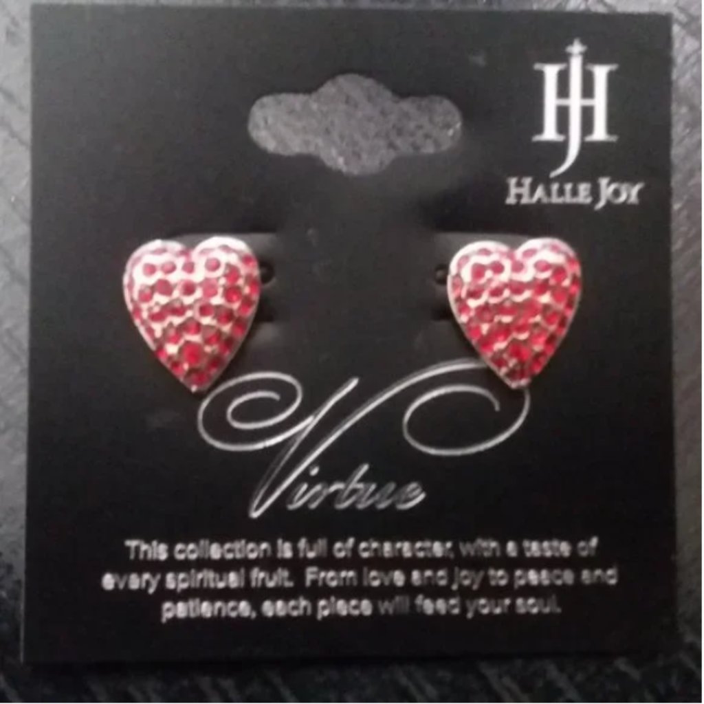 Halle Joy Virtue Love Stud Earrings